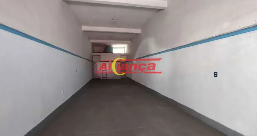 Salão comercial 80m², com 2 banheiros para locação jd bela vista