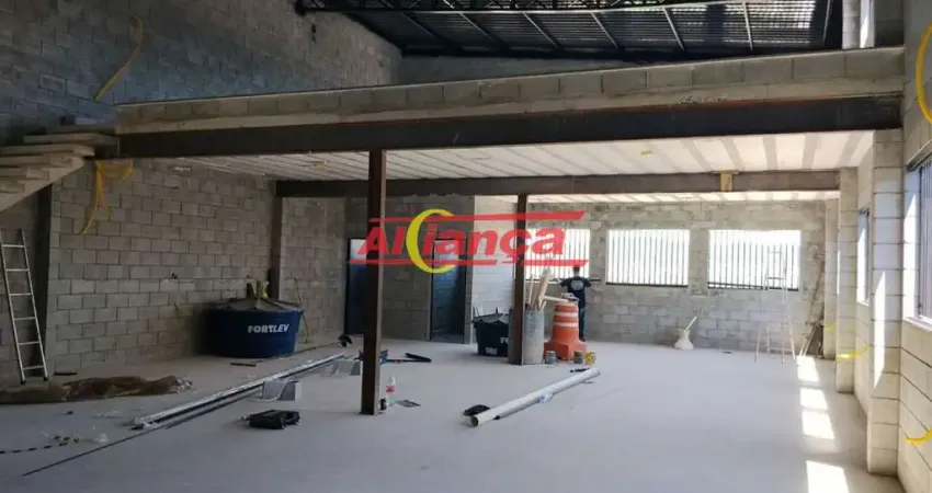 Salão - jd presidente dutra- guarulhos - sp - 220 m² + 65 mt² mezanino- r$ 7.000,00.