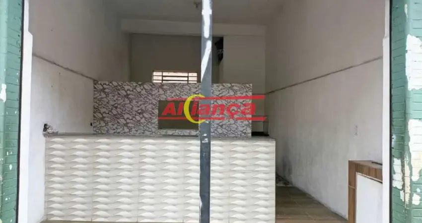 SALÃO COMERCIAL 36m², COM 1 BANHEIRO - PARA LOCAÇÃO NO PONTE GRANDE