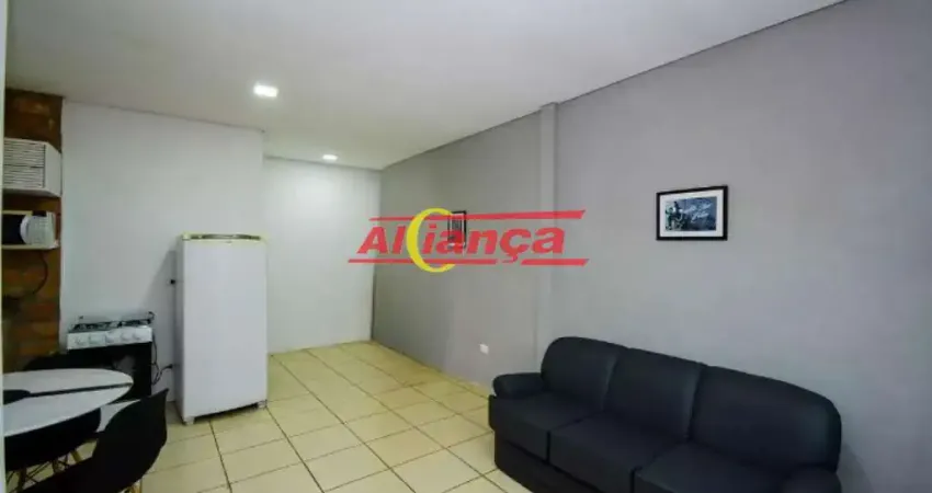 Apartamento estilo KITNET com 1 quarto para alugar, 35m² - Vila Flórida- Guarulhos/SP -R$ 1.500,00