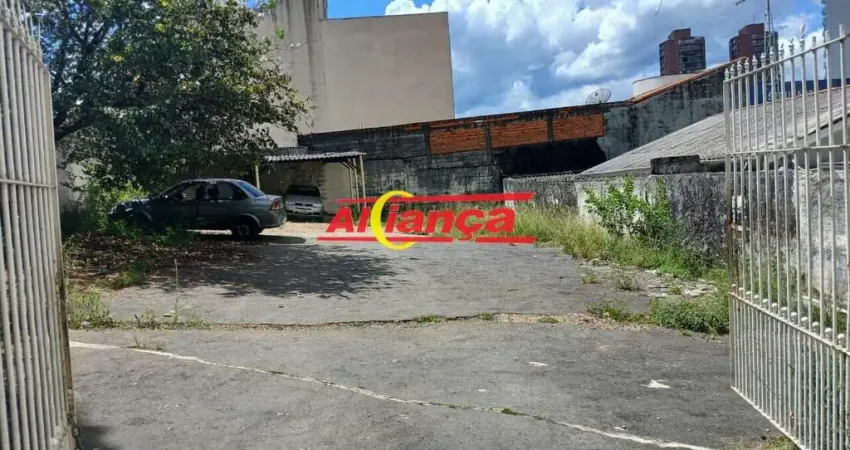Terreno comercial com 400m³, banheiros no Jardim São Paulo - Guarulhos/SP Por R$ 11.000,00