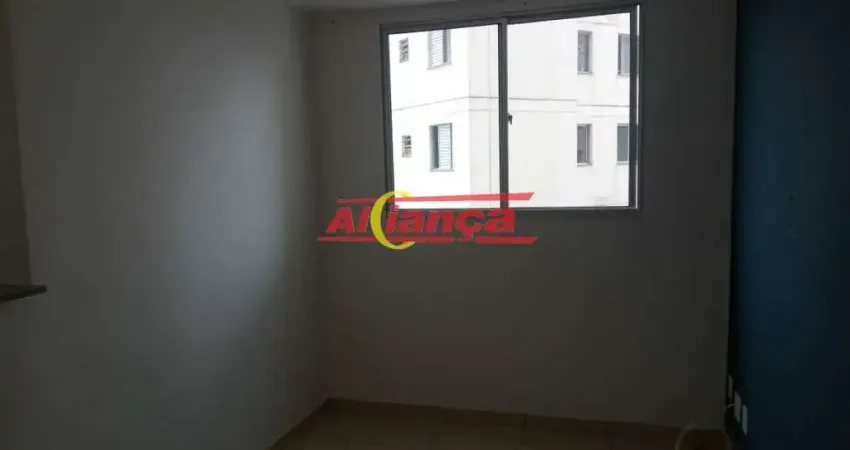 Apartamento 45m², com 2 quartos para locação no Gopouva - R$ 1.400,00