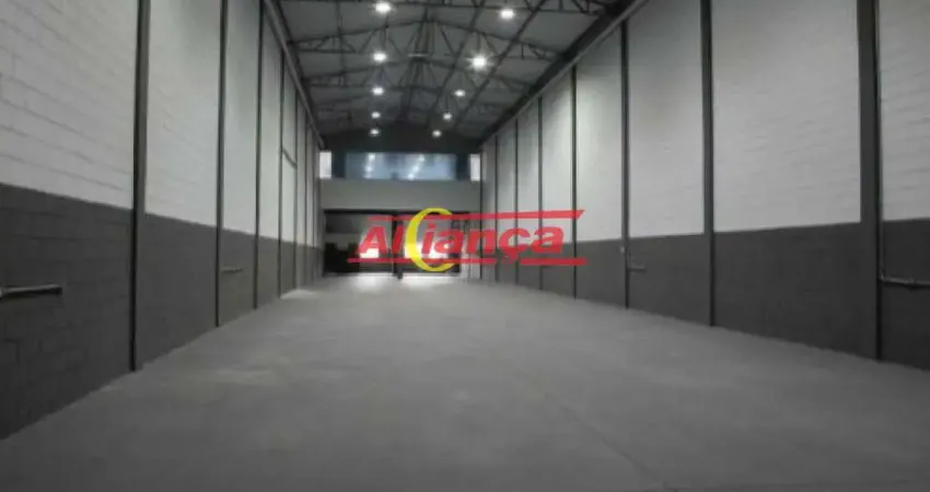 Galpao para locação 534,82mts de area construida, conj resid paes de barros, guarulhos, sp r$ 17.500