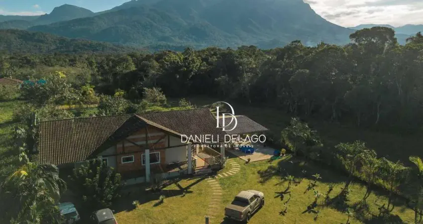 Chácara com 4 dormitórios, 3670 m² - venda por r$ 800.000 ou aluguel por r$ 6.750/mês - raia velha - morretes/pr