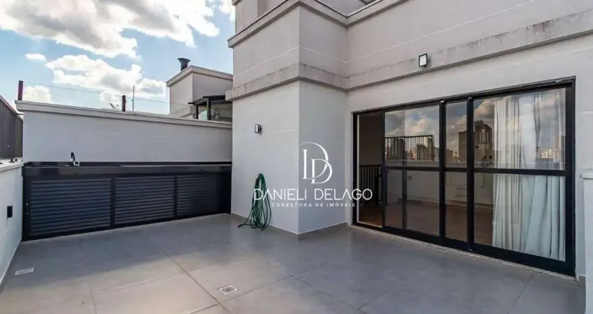 Cobertura com 2 dormitórios para alugar, 132 m² por r$ 6.405/mês - mercês - curitiba/pr