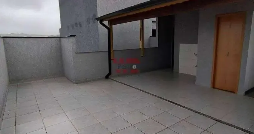 Cobertura de 97m² com 2 quartos na vila homero thon, santo andré