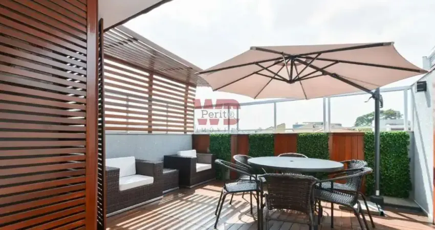 Cobertura mobiliada com 144m² no parque das nações em santo andré 