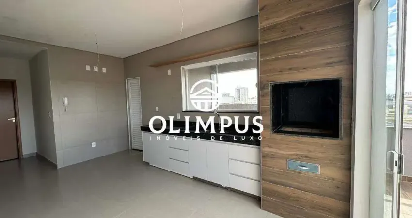 Belíssima cobertura com 101m² e ótimo acabamento em uberlândia/mg.