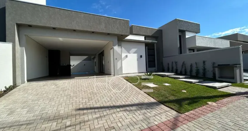 CASA À VENDA – 125 m² – 3 QUARTOS – SUÍTE – PISCINA PRIVATIVA – CONDOMÍNIO MORADA DAS