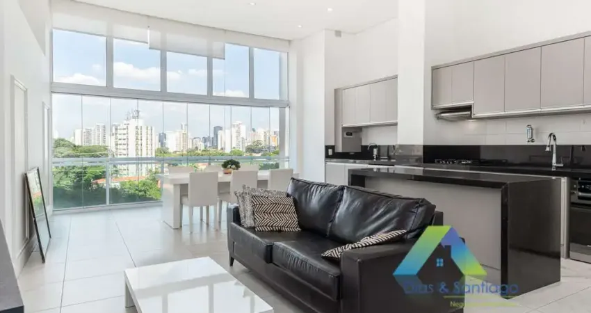 Apartamento com 1 Quarto e 2 banheiros para Alugar, 85 m² no Brooklin!