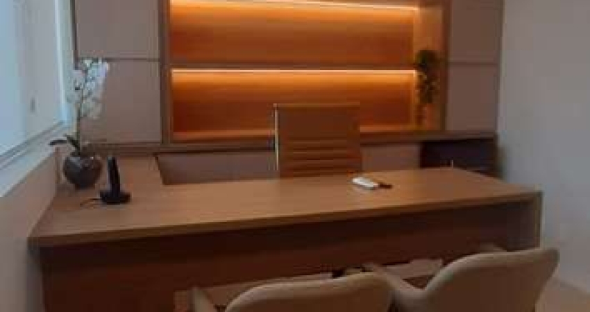 Sala comercial com 40m² toda mobiliada com móveis designer moderno e acabamento de alto padrão em localização privilegiada próximo da Avenida Paulista e diversas Estações de Metrô como Brigadeiro, Ver