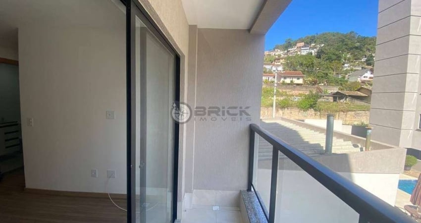 Apartamento para locação com 2 quartos sendo 1 suíte, 60 m² no Alto - Teresópolis/RJ.