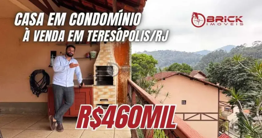 Casa à venda com 3 quartos, 100 m² na tijuca - teresópolis/rj.