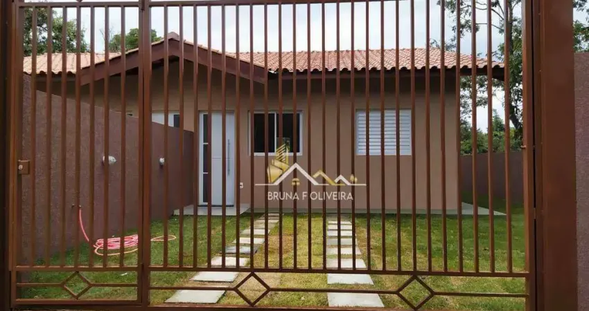 Casa com 2 dormitórios à venda, 56 m² por r$ 410.000,00 - jardim santo antônio - atibaia/sp