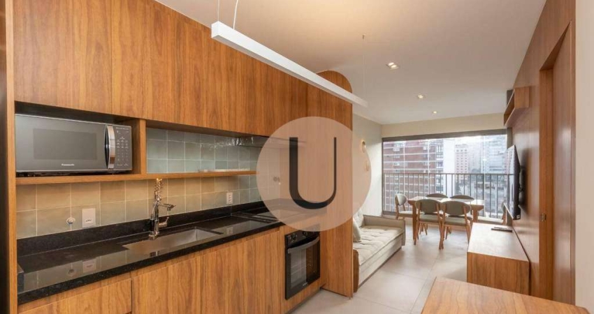 Apartamento com 1 dormitório à venda, 44 m² por R$ 1.600.000,00 - Paraíso - São Paulo/SP