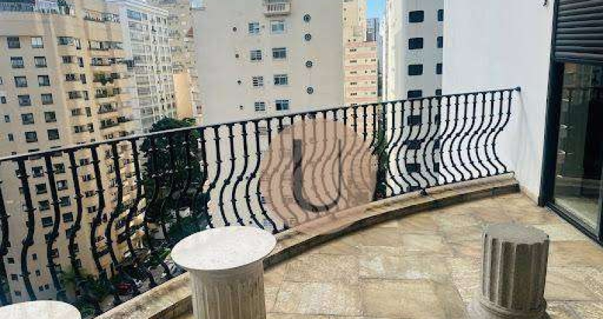 Lindo apartamento com 4 suites, lazer completo no coração da Rua José Maria Lisboa- JARDINS
