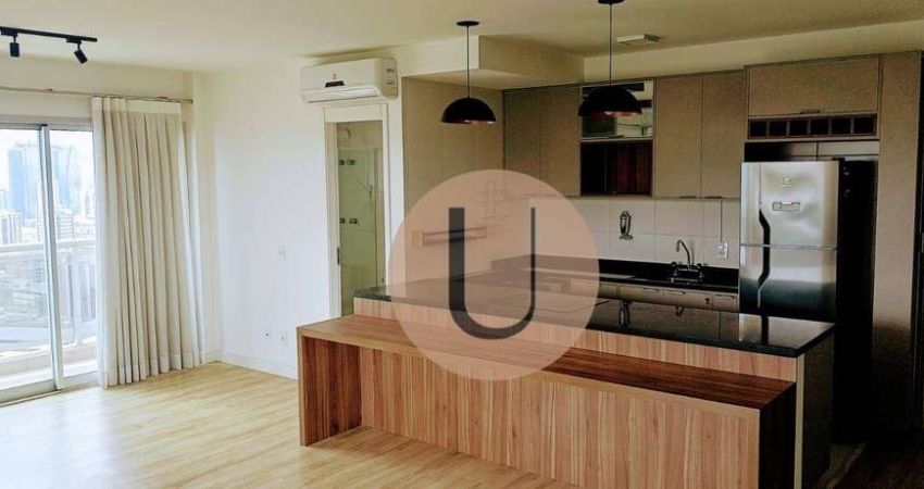 Apartamento com 1 dormitório à venda, 55 m² por R$ 1.360.000,00 - Santo Amaro - São Paulo/SP