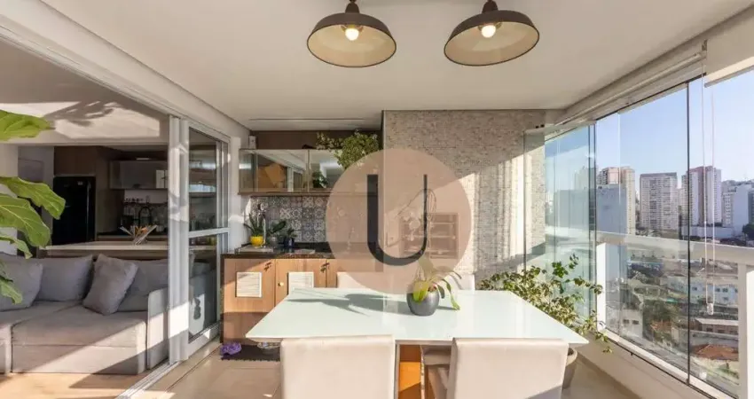 Apartamento moderno com 3 dormitórios e varanda gourmet, perto do Parque Aclimação