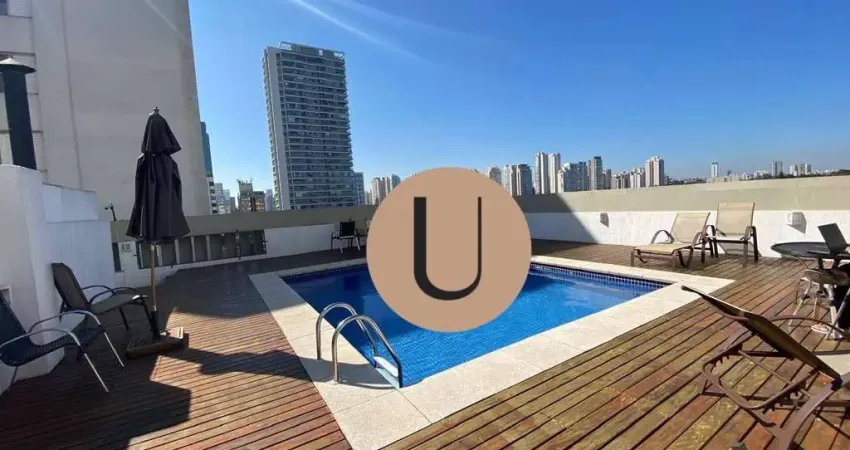 Apartamento com 1 dormitório à venda, 80 m² por r$ 800.000,00 - brooklin novo - são paulo/sp