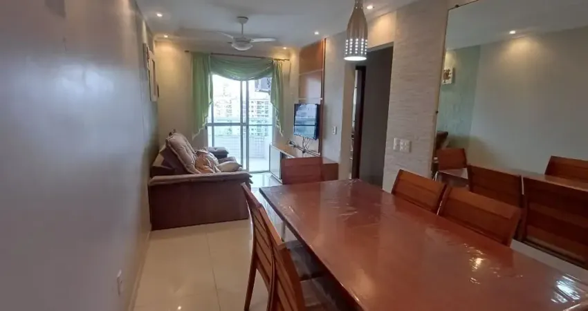 Apartamento mobilado, 2 dormitórios, 2 vagas, 1 suíte, 72 m² de área útil, no bairro guilhermina praia grande sp