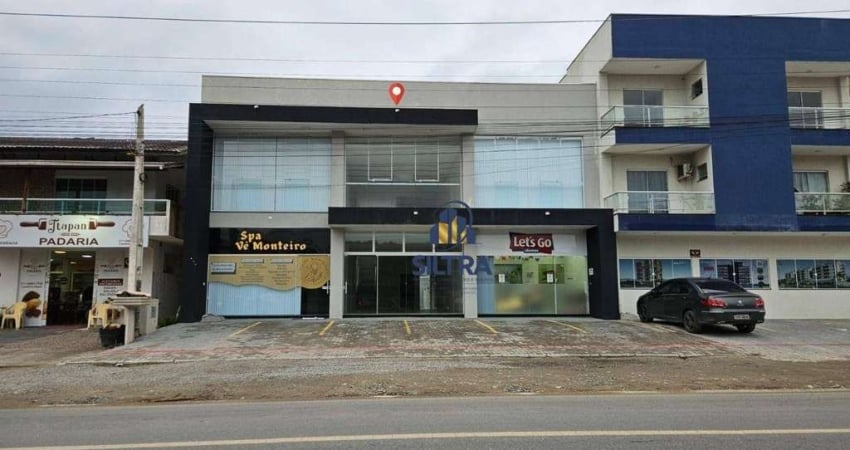 Sala comercial com 150m² sendo 75m² no térreo e 75m² na sobre loja