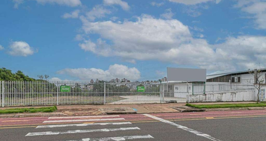 Salão comercial, com amplo terreno para locação