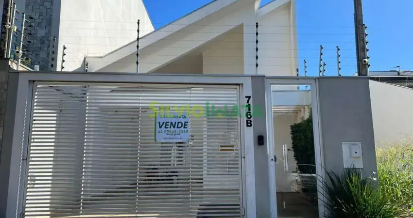 Casa com 3 quartos à venda no jd. tóquio em maringá - espaço gourmet e 2 vagas de garagem