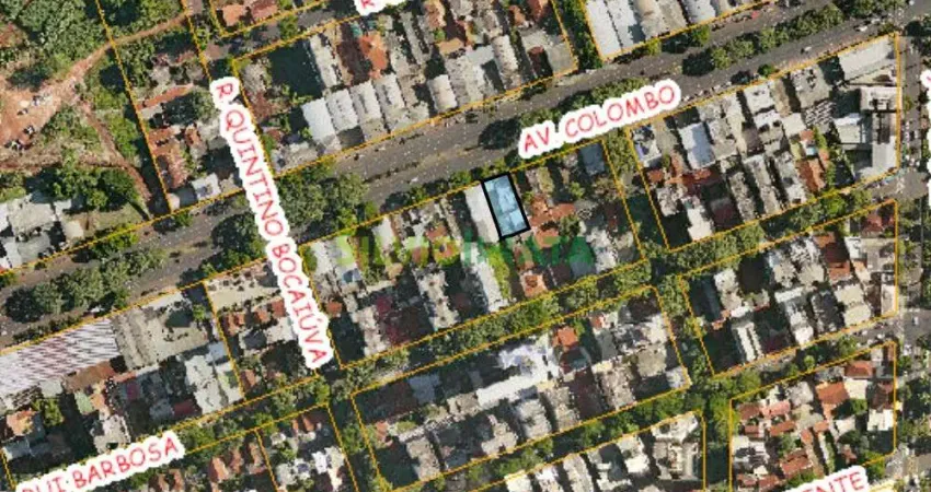 Terreno comercial à venda na Av. Colombro em Maringá/PR com 552,45m² de terreno.