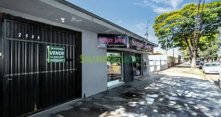 Vende-se imóvel residencial com salão comercial - av guaiapó 2589 - jardim da glória
