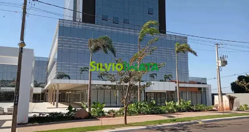 Sala comercial em edifício para locar no jardim cidade monções.