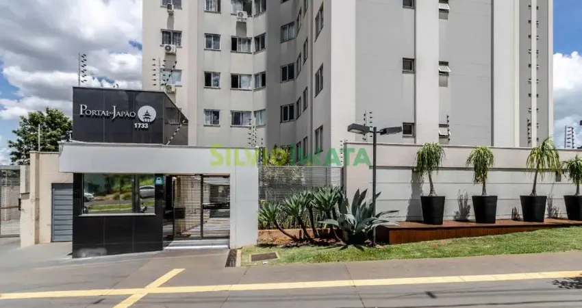 Excelente apartamento no ed. Portal do japão i, com 02 quartos para morar próximo ao parque do japão, jardim das estações