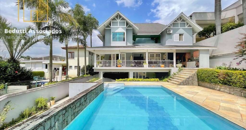 Cond São Paulo II - Casa linda, 4 suítes, piscina, gourmet, condo completo!