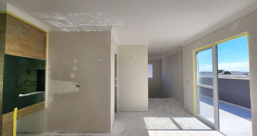 Cobertura aconchegante, face norte, com 3 quartos sendo 1 suíte, terraço gourmet com salão churrasqueira e solarium