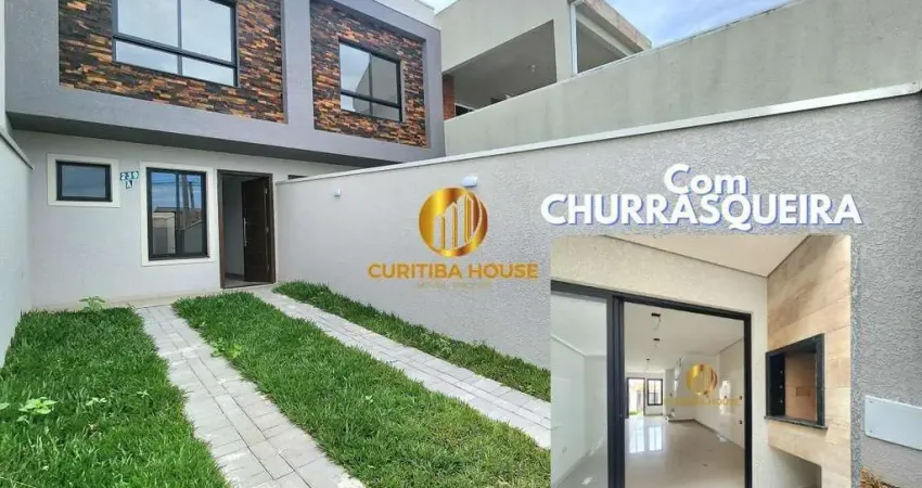Sobrado novo com 2 quartos e espaço gourmet  na melhor localização do Umbara