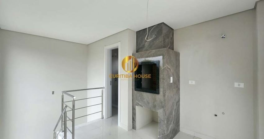 Sobrado Triplex 161m² Privativos no Portão, Curitiba - 3 Quartos e Terraço Gourmet