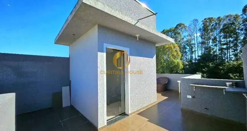 Sobrado triplex 3 quartos Umbará próximo R. Nicola Pellanda com 110 m² privativos (contando terraço)