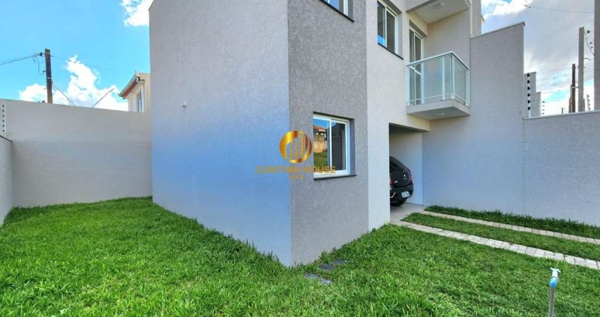 Sobrado 2 quartos triplex no Umbará de esquina com amplo terreno e terraço