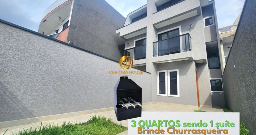 Sobrado 3 quartos sendo 1 suíte no melhor do Sítio Cercado com fino acabamento!