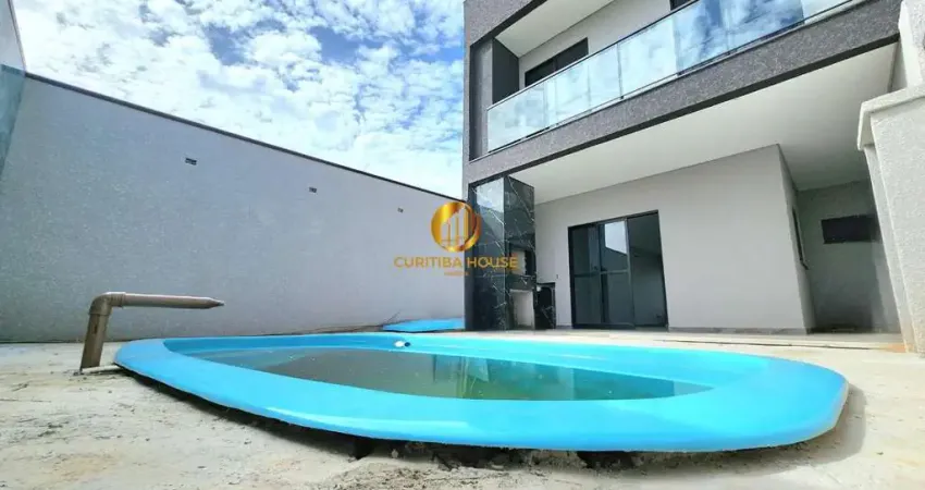 Sobrado alto padrão 3 quartos sendo 1 suíte, espaço gourmet e espaçoso fundos com piscina no eucaliptos fazenda rio grande