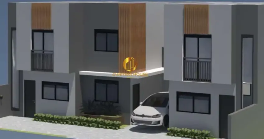 Sobrados novos 2 quartos em construção no bairro sitio cercado