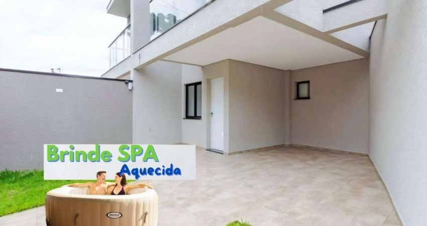 Sobrado com 2 suítes vaga coberta na Rua Engenheiro Marcos José Lewin, 224 divisa com Fazendinha. Próximo Parque Cambuí