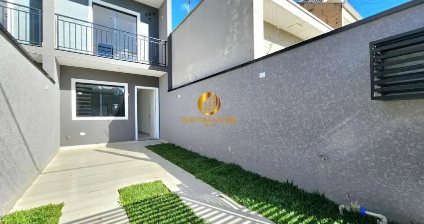 Sobrado 2 quartos com 80 m² de área construída com ambientes espaçosos no Umbará