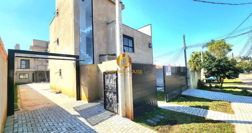 Sobrado com 3 Quartos Suíte e terraço e churrasqueira, 142 m² 