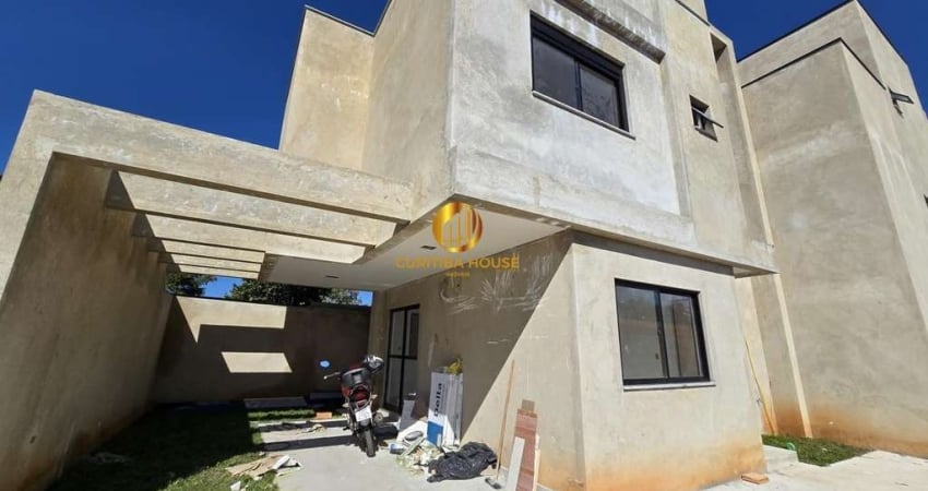 Sobrado com 3 Quartos, 3 banheiros, terraço e churrasqueira, com 122 m² .