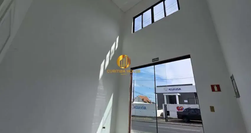 Loja com pé direito duplo para venda. Av. Castro Alves, 409, Boneca do Iguaçu, São José dos Pinhais