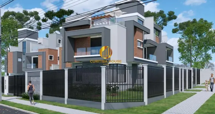 Triplex de Esquina com Terraço Gourmet e Suíte Master no xaxim