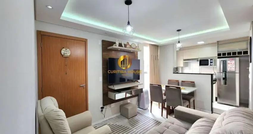 Apartamento 2 quartos mobiliado no residencial canelli novo mundo curitiba