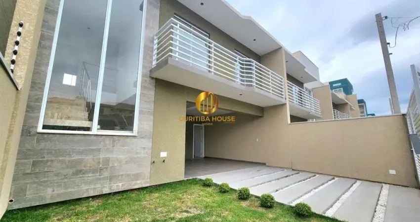 Sobrado alto padrão 3 quartos com suíte 149m² de área construída em cidade jardim são  josé dos pinhais