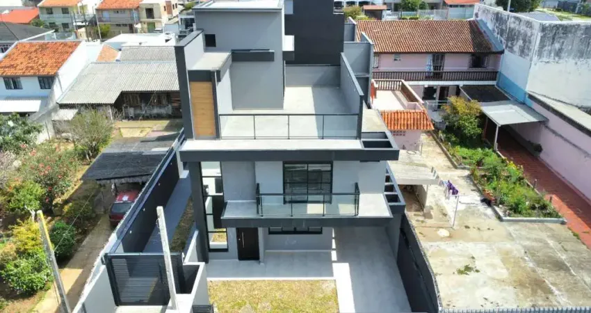 Sobrado 3 quartos com suíte à venda na rua leonídio balaban,240 pinheirinho, curitiba