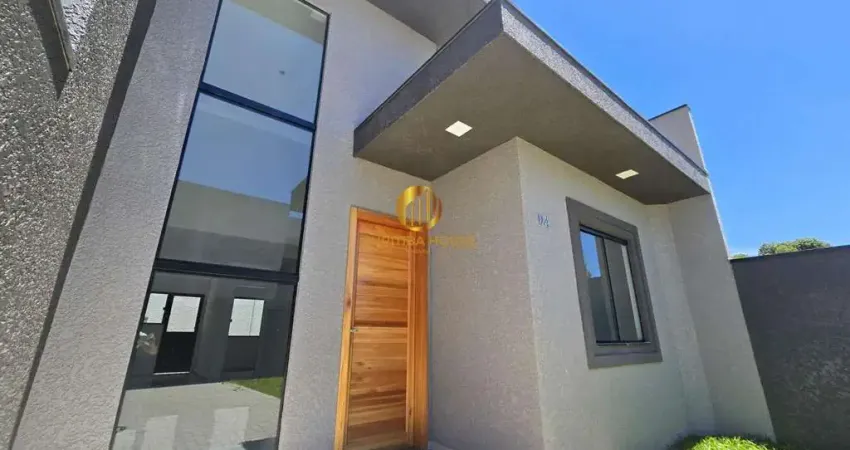 Casa térrea 3 quartos pé direito duplo em condomínio fechado próximo a r. nicola pellanda sítio cercado